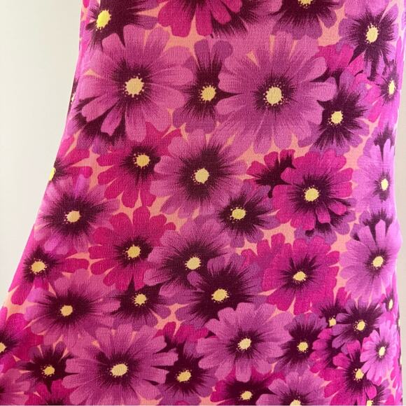 Vintage Maxi Dress Floral Pink Sun Dress Pacific Palm Size Small Summer Cover Up - Picture 6 of 14